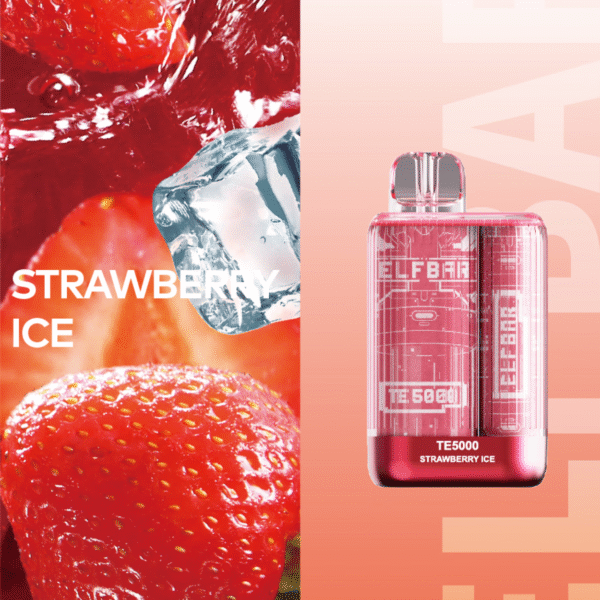 ELF BAR ELFBAR TE5000 STRAWBERRY ICE