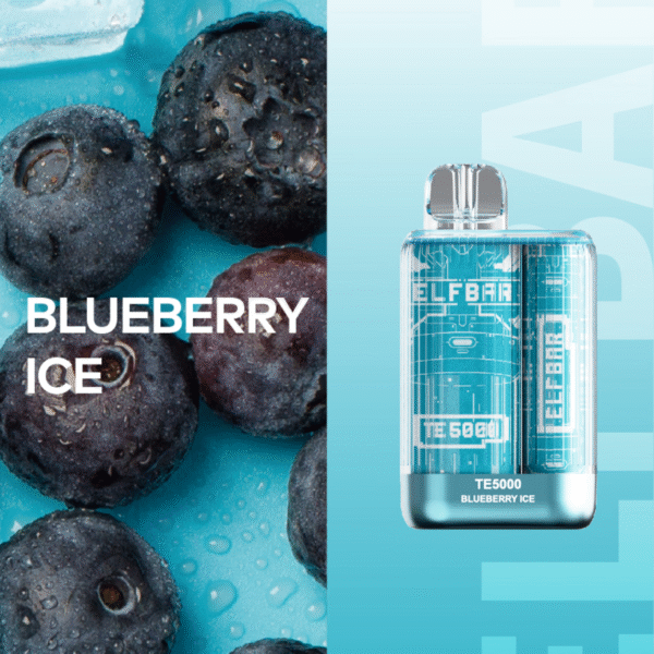 Elf Bar ELFBAR TE5000 BLUEBERRY ICE