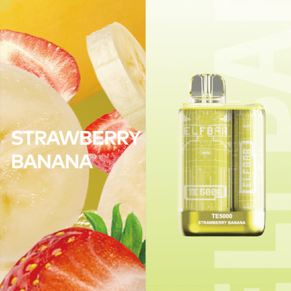 ELF BAR ELFBAR TE5000 STRAWBERRY BANANA